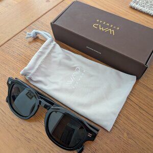WMP NELSON Retro 60's Style Sunglasses (black, new)